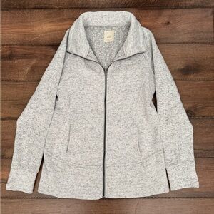 Thread and supply Gray Zip-Up Jacket